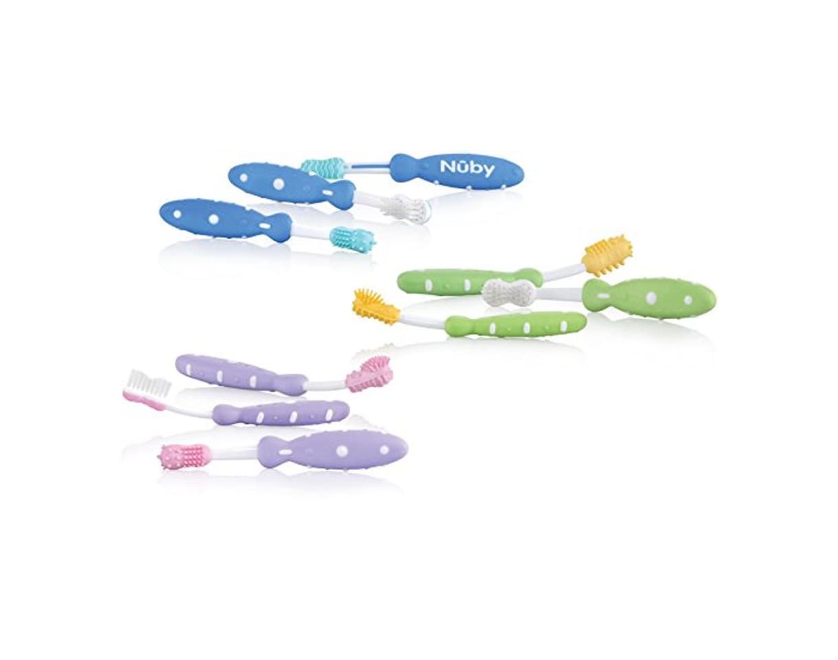 Product Nûby ID754 - Juego 3 cepillos de dientes