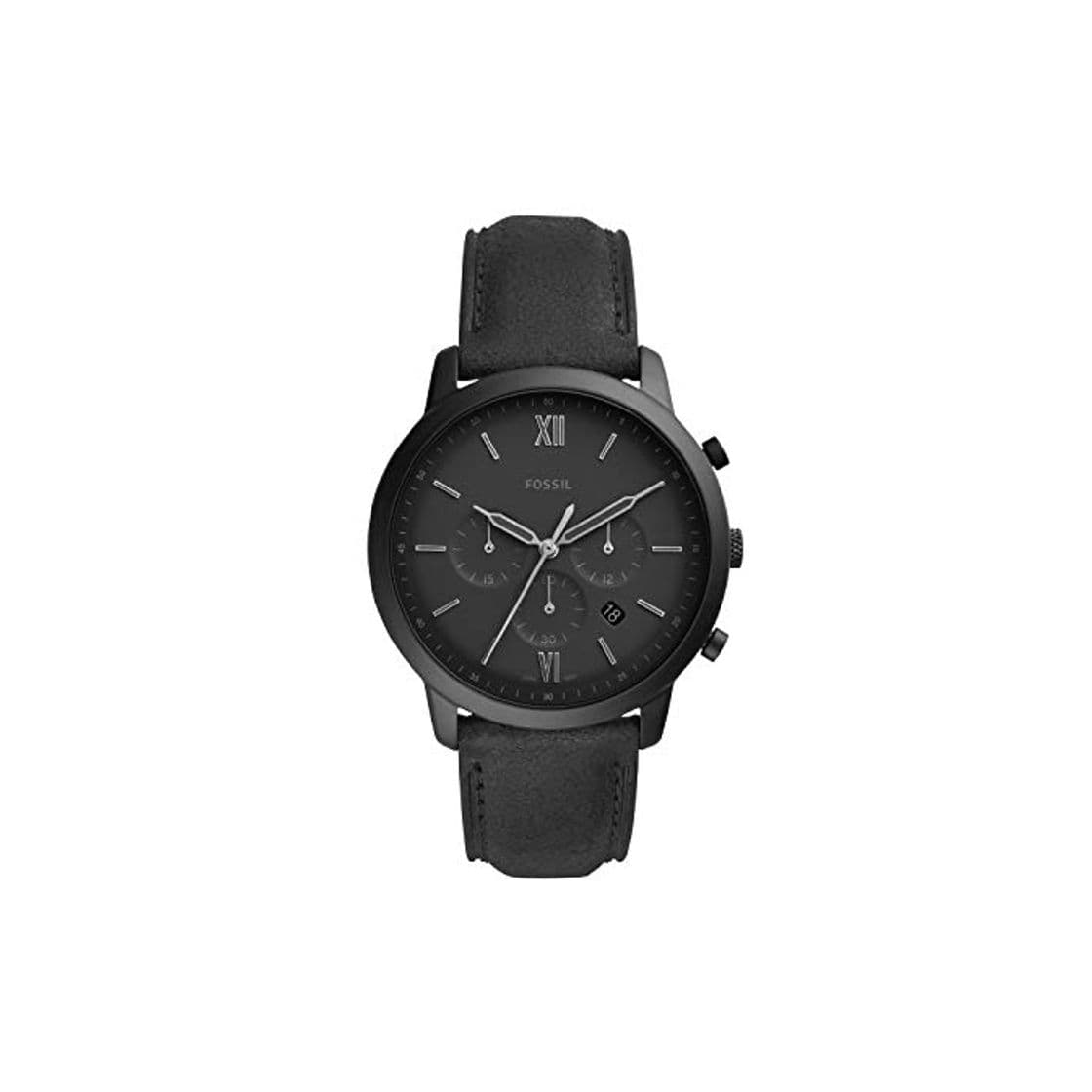 Moda Fossil Reloj Cronógrafo para Hombre de Cuarzo con Correa en Cuero FS5503