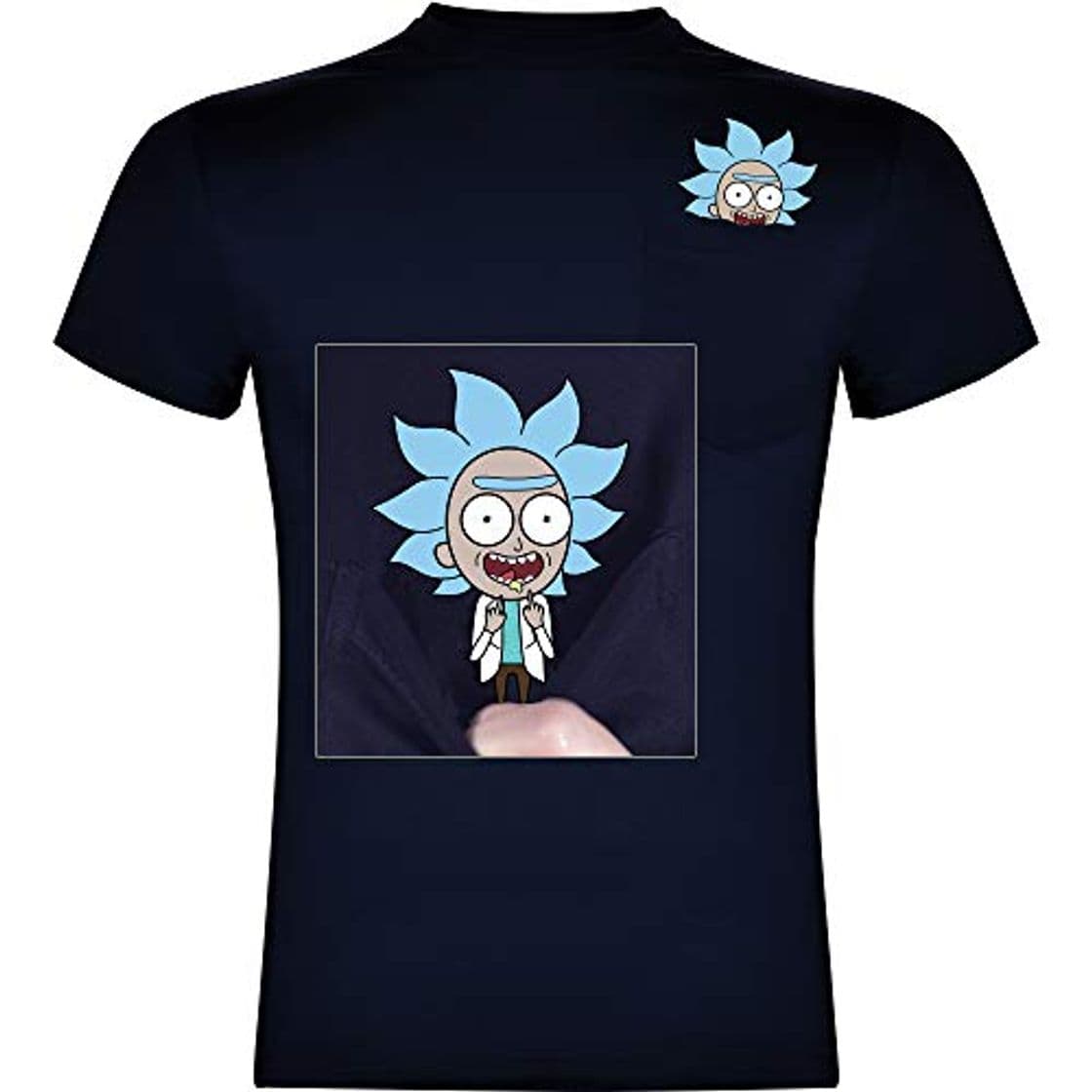 Fashion Foreverdai Camiseta Fan Art Tiny Rick Inspirada en Rick y Morty -