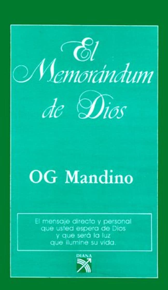 Book El Memorandum de Dios = God's Memorandum