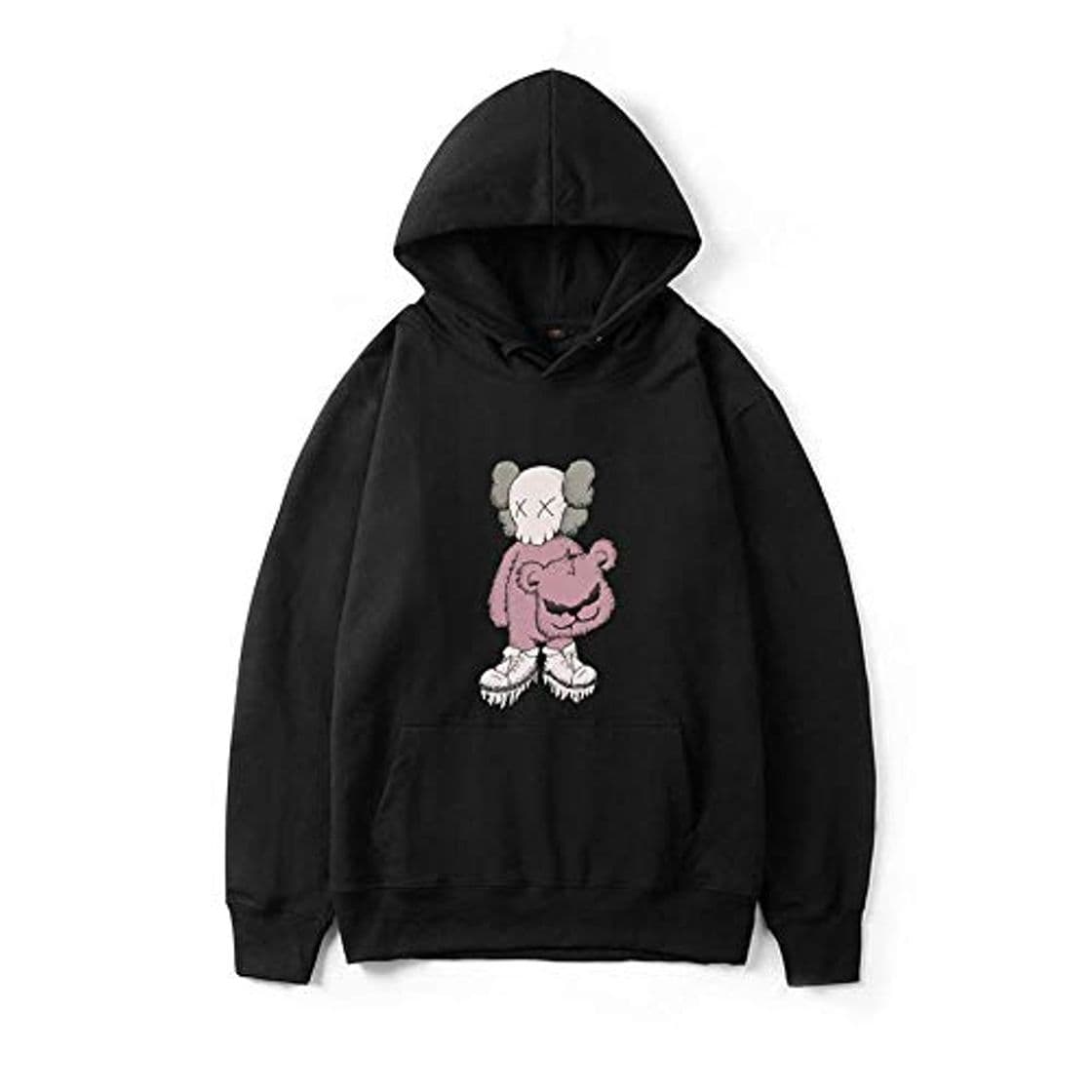 Fashion ZHAOHUIYING KAWS Imprimir Sudadera con Capucha Muchacha De Los Muchachos Sudadera Adolescente