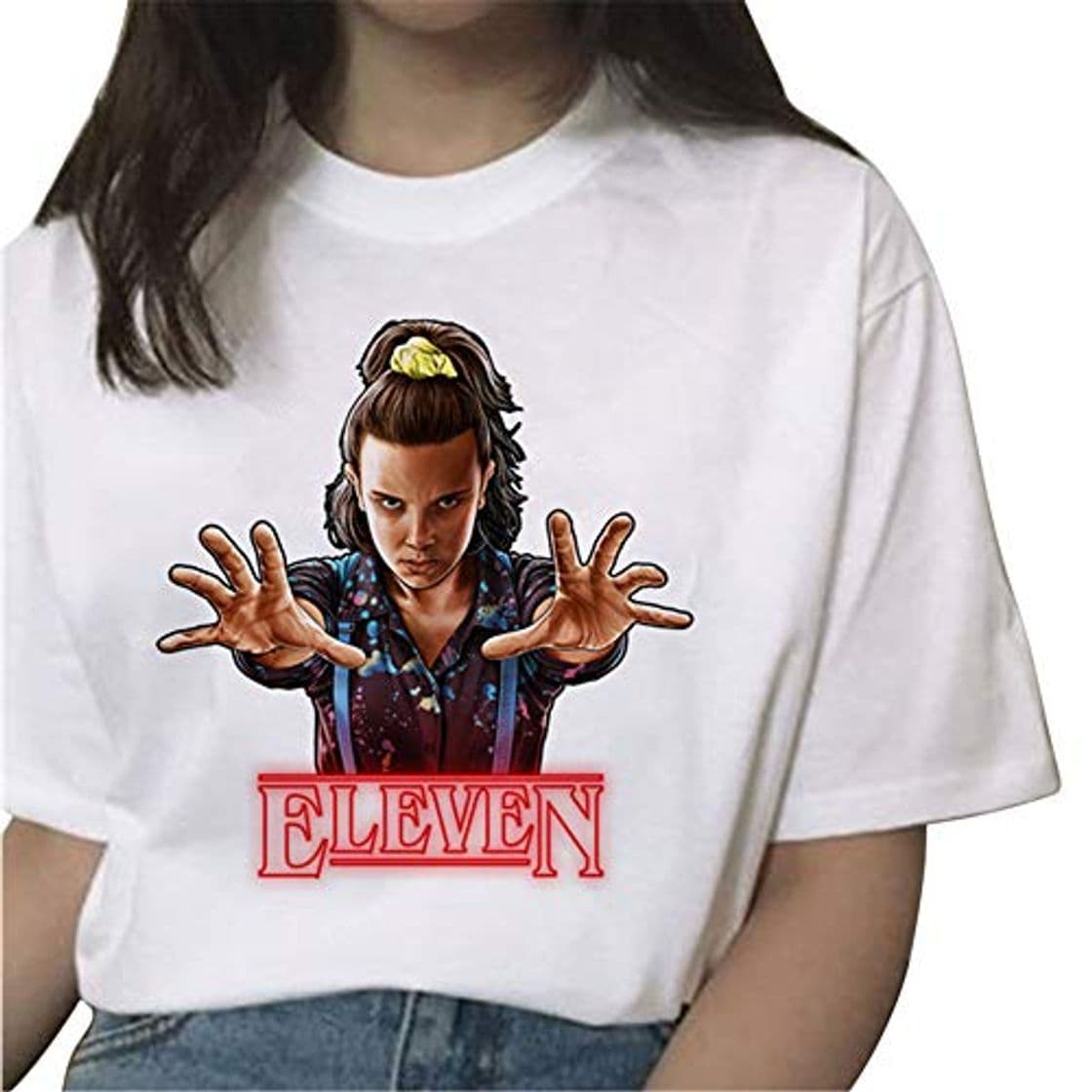 Product Camiseta Stranger Things Chica, Camiseta Stranger Things Cortas Mujer T-Shirt Manga Corta