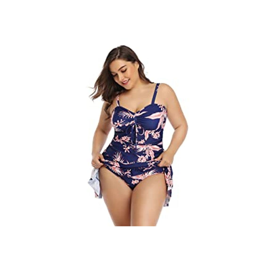 Fashion FeelinGirl Mujer Traje de Baño Bikini Estilo de Selva Tropical Talla Grande