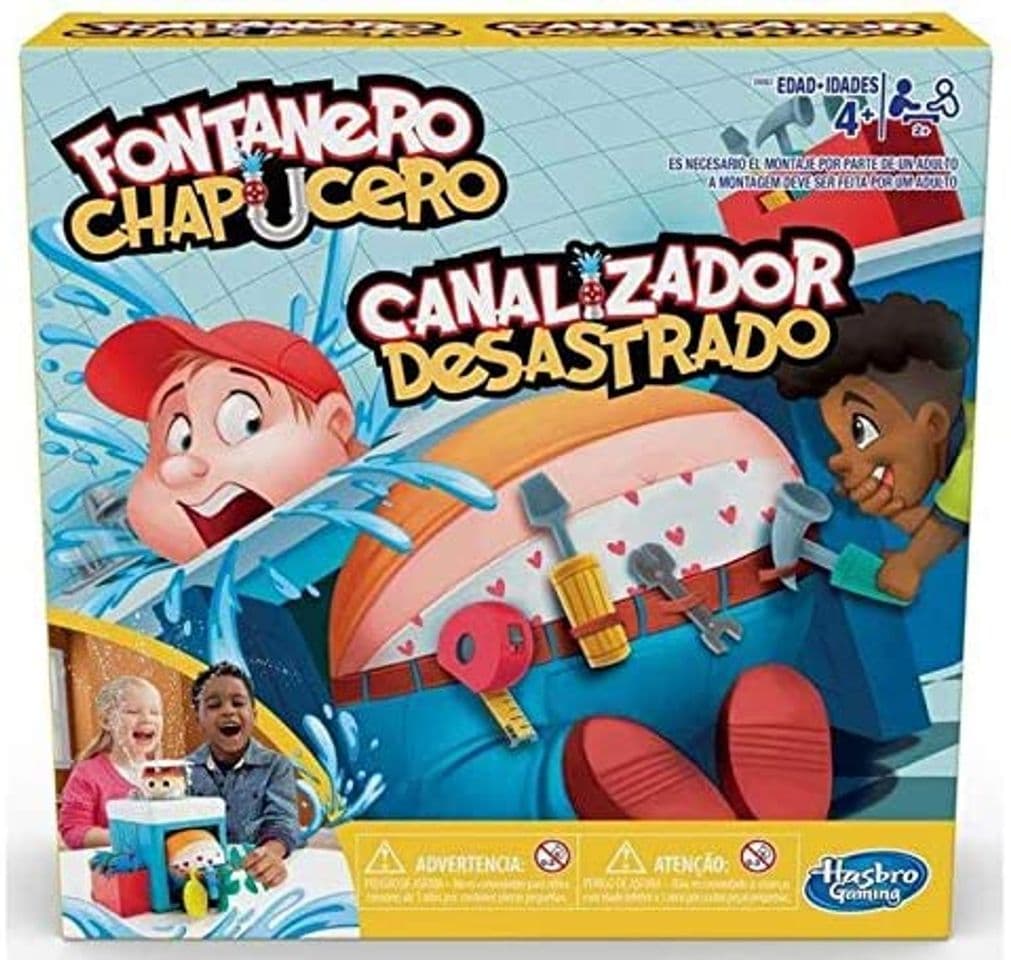 Producto Hasbro Gaming- Plumber Pants, Divertido Juego Interior para niños a Partir de