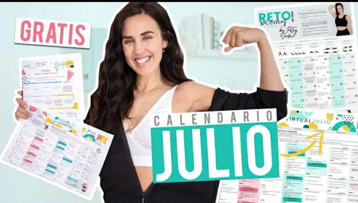 Moda Calendario Julio 2020 - GYM VIRTUAL