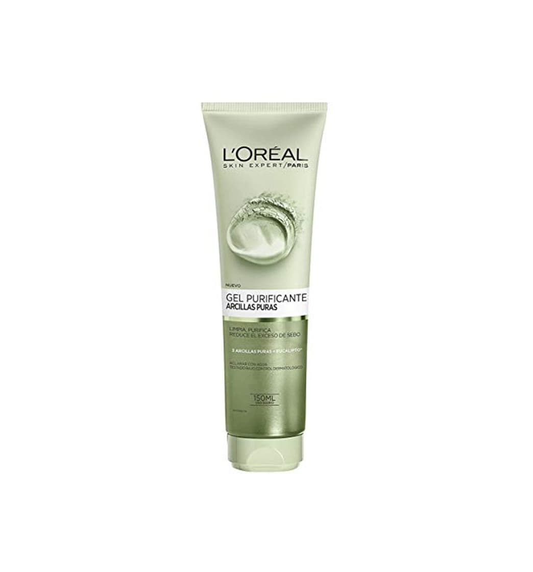 Belleza L'Oréal Paris Gel Limpiador Purificante Arcillas Puras Verde