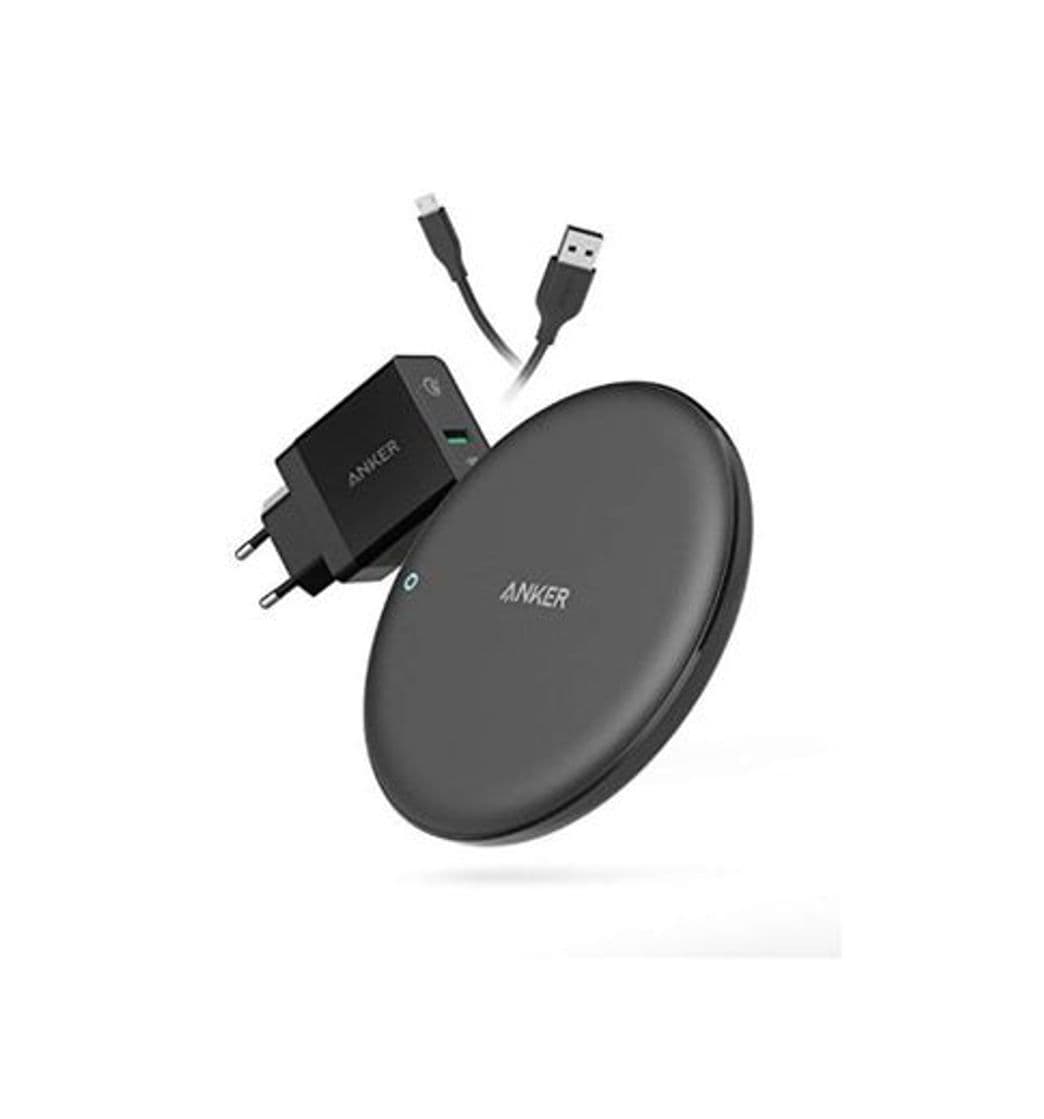 Product Anker PowerWave 7.5 Pad, Cargador inalámbrico rápido de 7.5W para iPhone X/