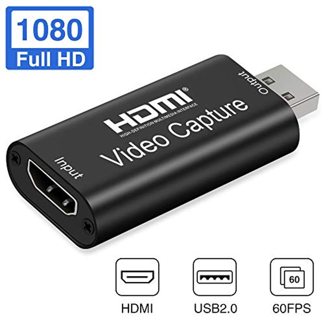 Product Aokeou Convertidor De Captura De Vídeo, HDMI A USB 2.0 Capturadora Digitalizadora