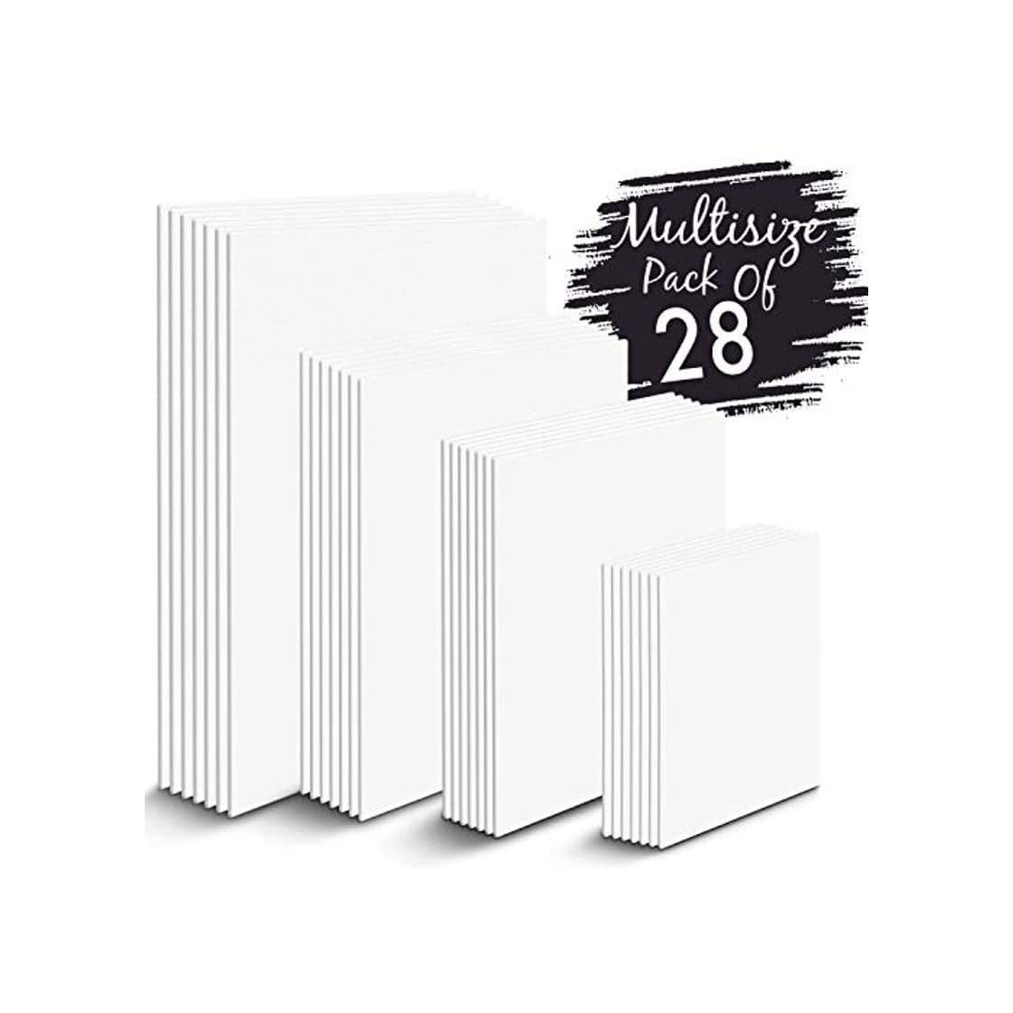 Producto Zenacolor - Set de 28 Canvas - Laminas para Pintar Multisizes -