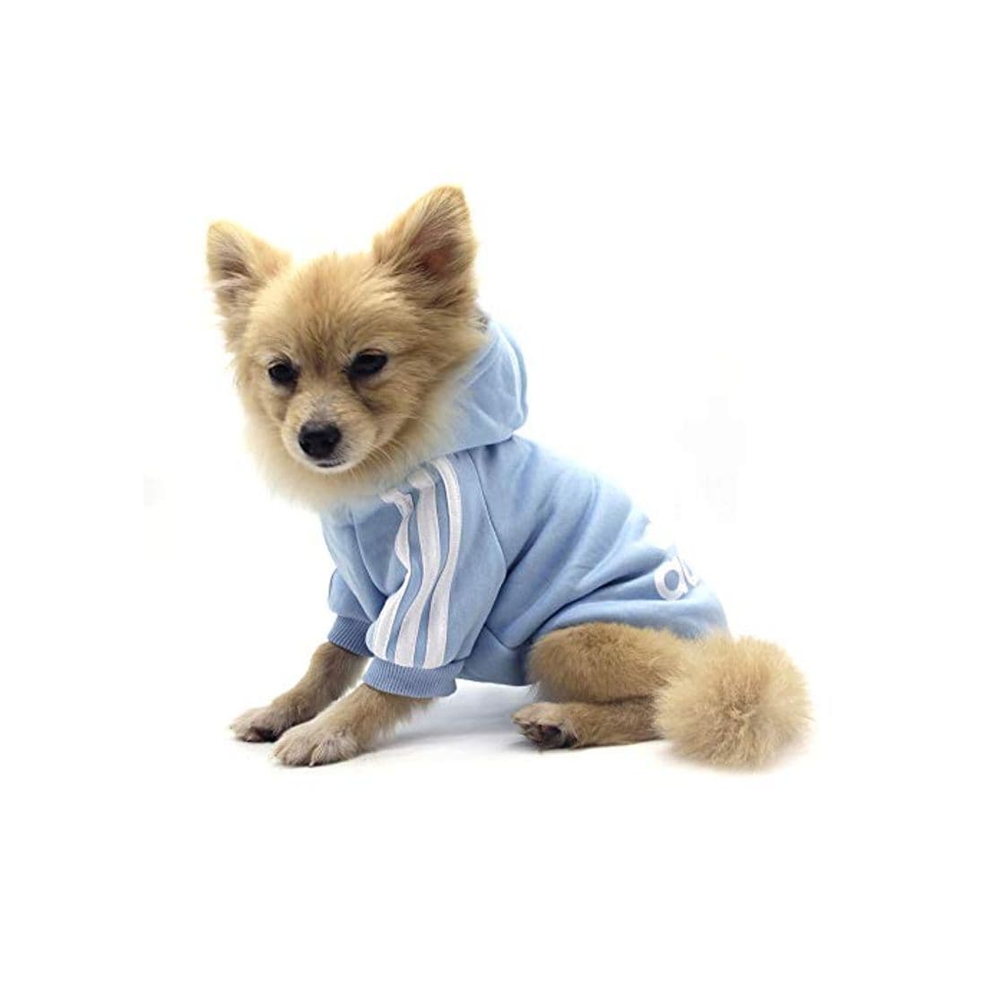 Product QiCheng&LYS Adidog Dog Hoodie Ropa, Mascota Cachorro Gato algodón Lindo cálido Sudadera