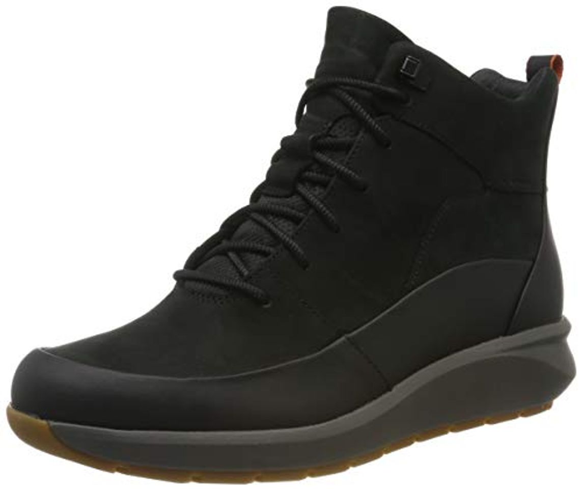 Moda Clarks Un Venturehi, Botines para Mujer, Negro