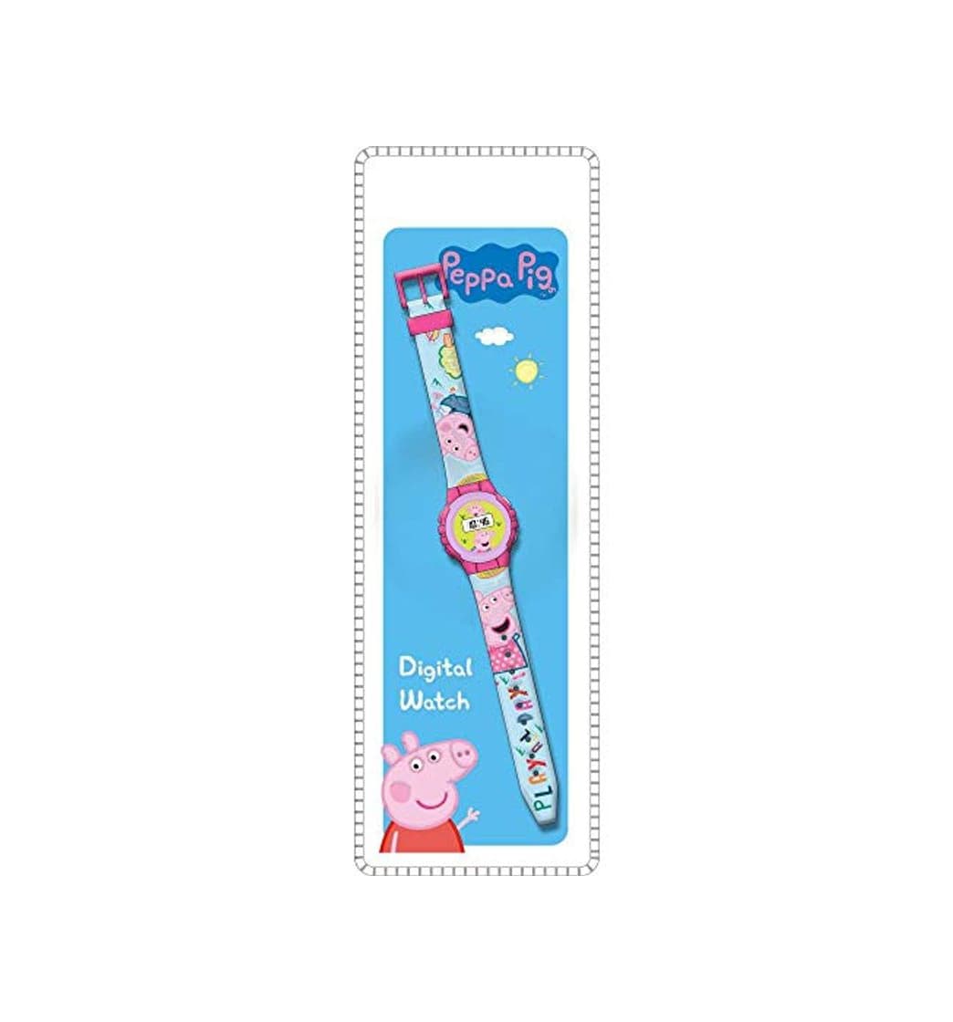 Moda Peppa Pig Reloj de Pulsera Digital ke02