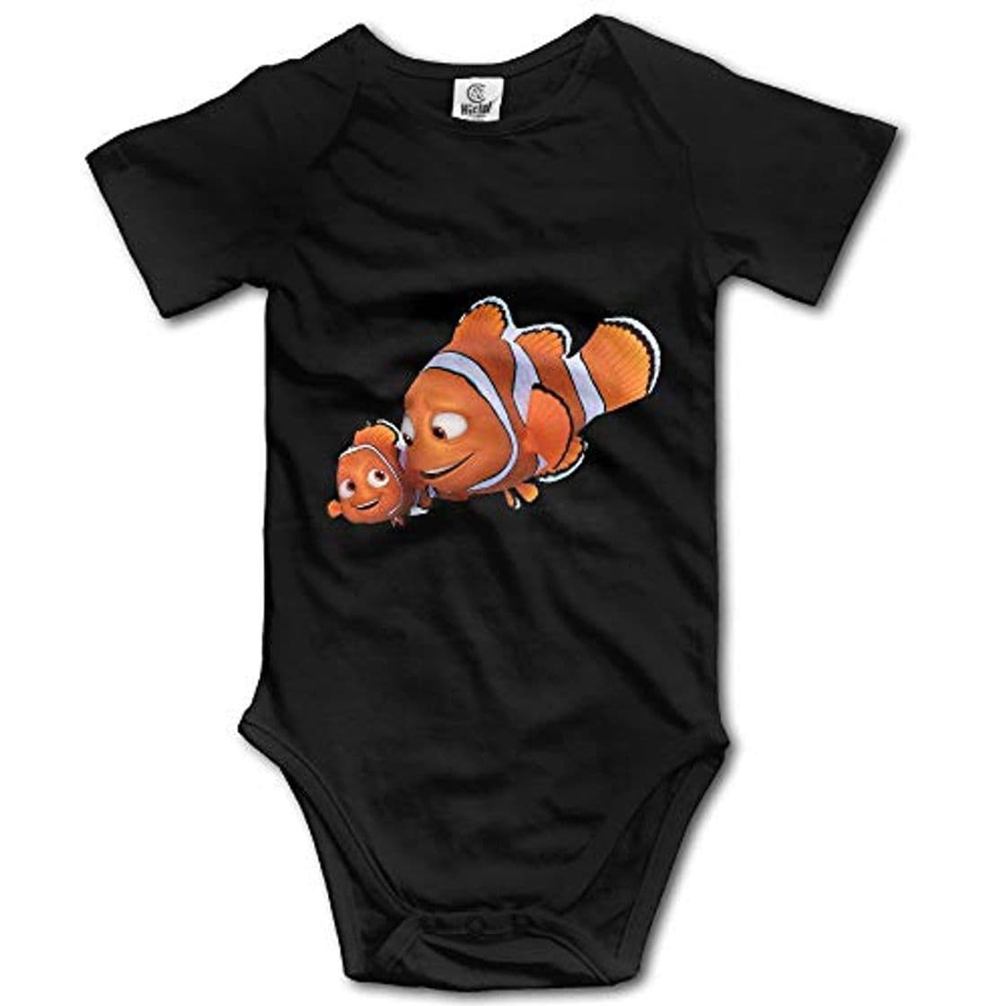 Moda LALayton Cartoon nimo Fish Funny Baby Rock Climbing Suit – Black 3M