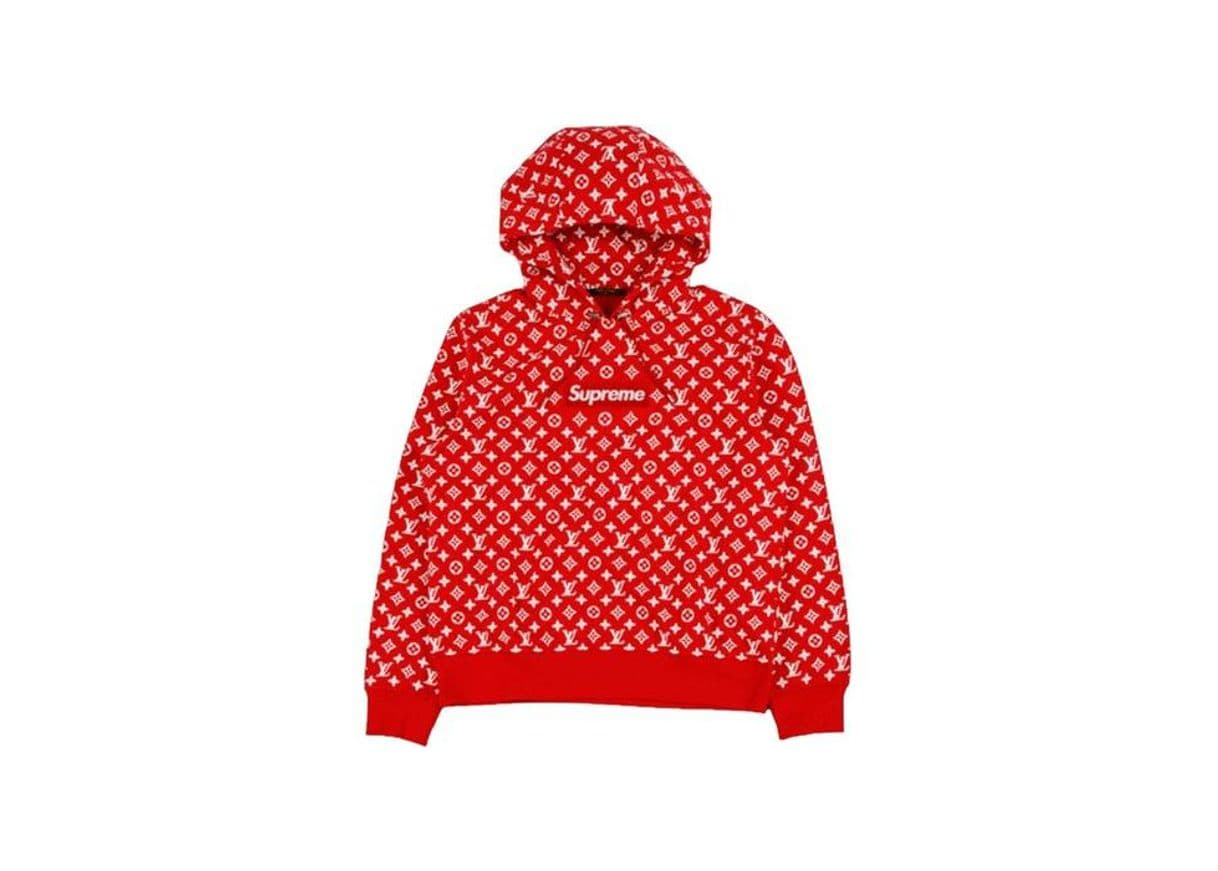 Producto Supreme x Louis Vuitton Box Logo Hooded Sweatshirt Red