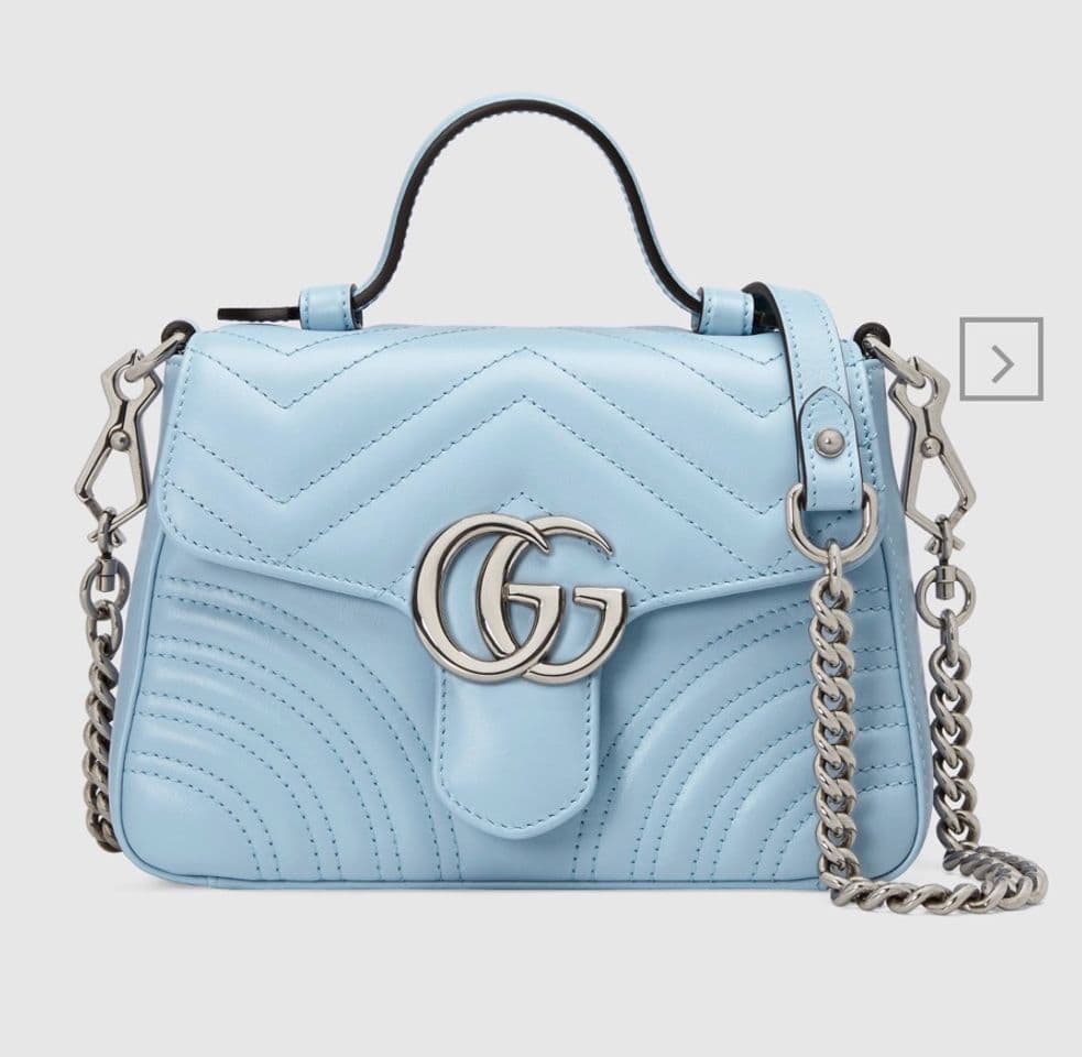 Fashion Blue GG Marmont mini top handle bag | GUCCI® US