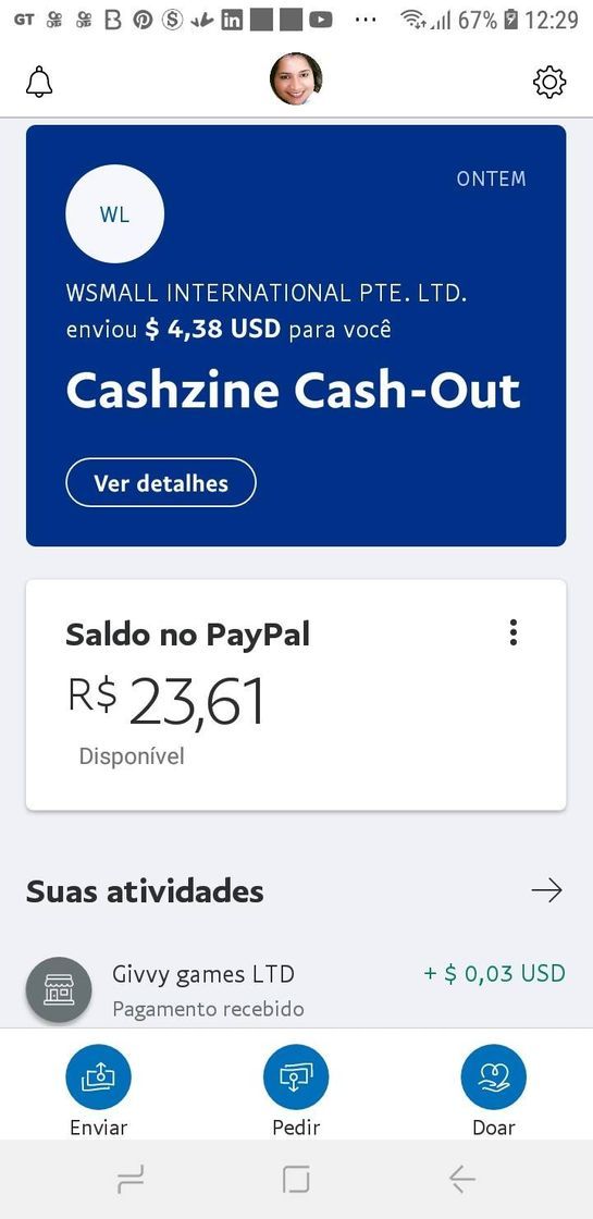 Moda O App cashzine  eu o recomendo baixar porque ele paga certo 