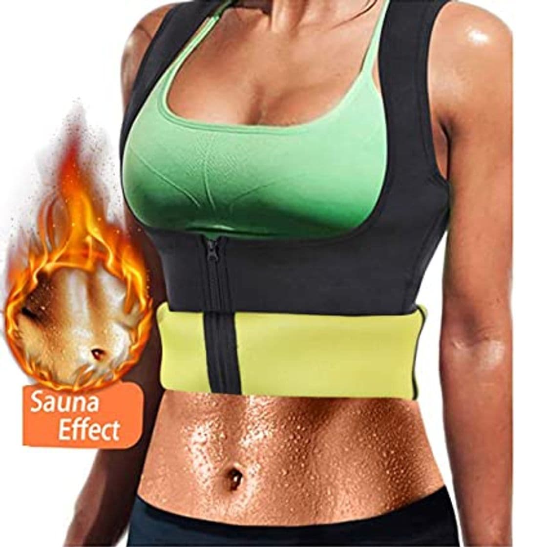 Fitness Bingrong Chaleco Neopreno Sauna Mujer Fajas Reductoras Adelgazantes Mujer Compresion para Adelgazante