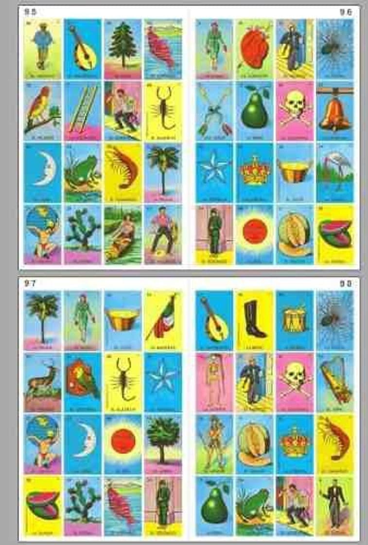 App Baraja de Loteria Mexicana