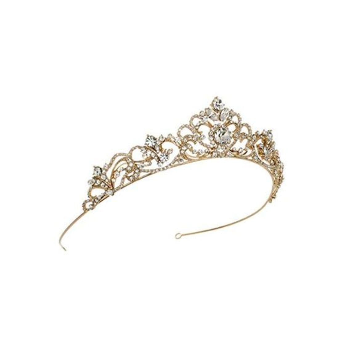 Fashion Dissee Store-crownDiadema de cristal plateado