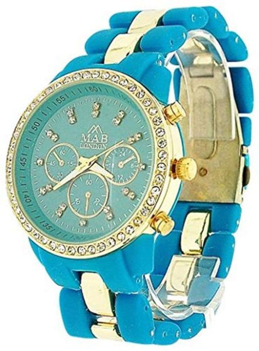 Moda MAB London MLP05 Turquoise - Reloj para Mujeres