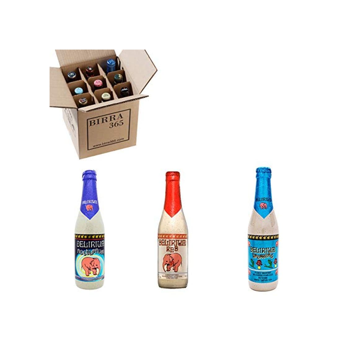 Product Caja selección de cerveza Delirium Tremens. Caja con 9 cervezas Delirium Tremens