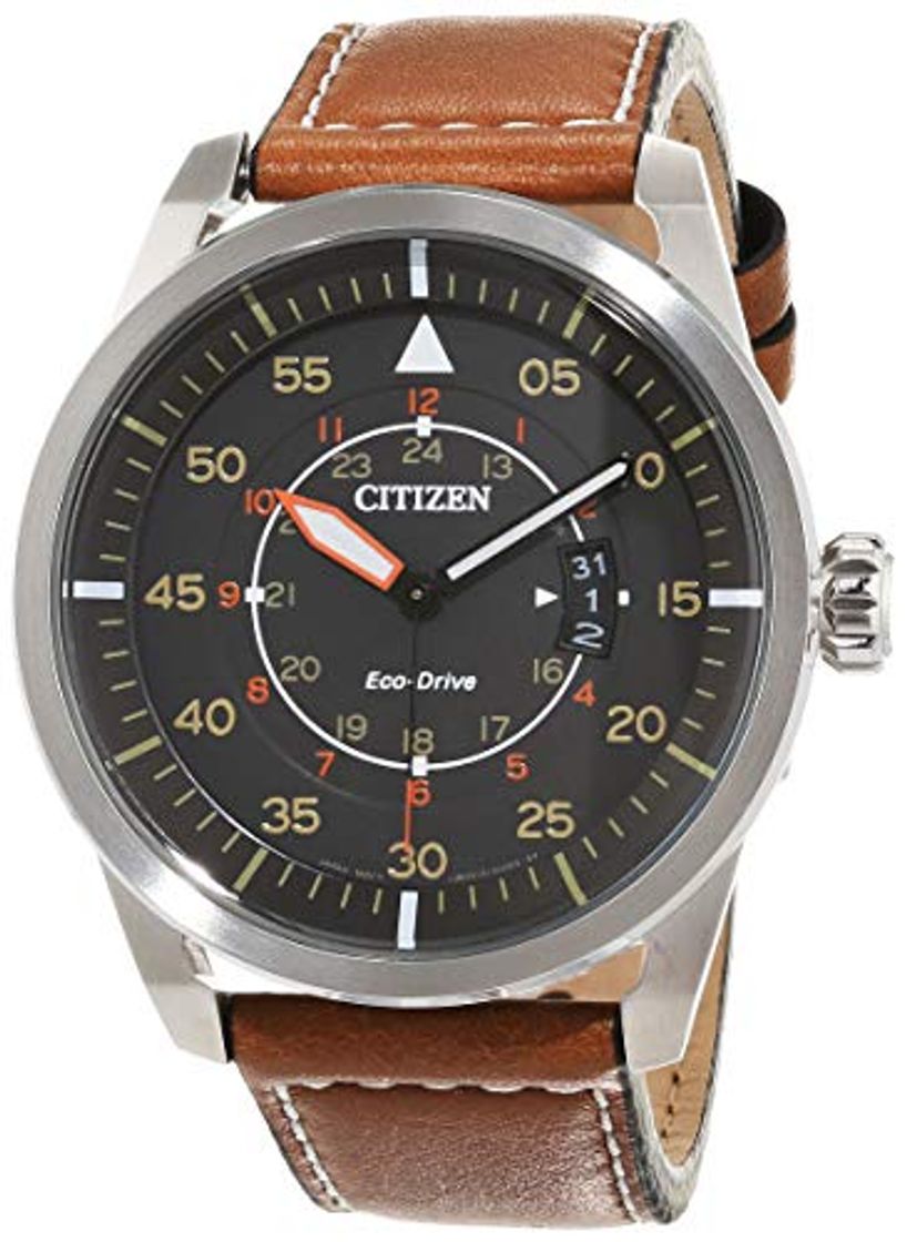 Product Citizen Reloj Analógico para Hombre de Cuarzo con Correa en Cuero AW1360-12H