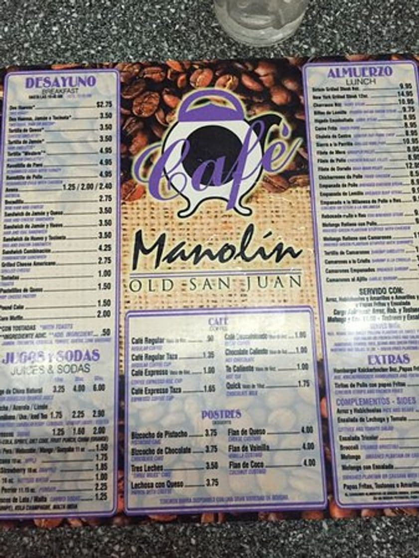 Restaurantes Cafe Manolin