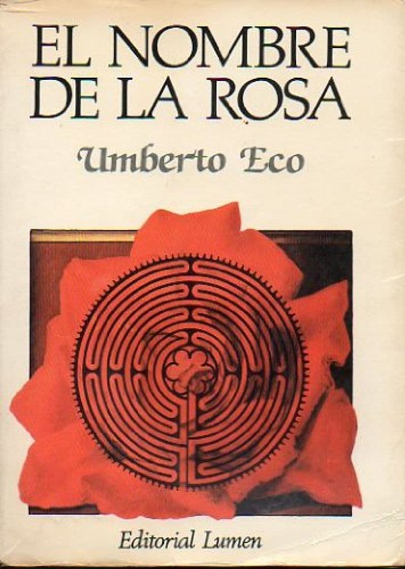 Book EL NOMBRE DE LA ROSA. 2ª edición española.