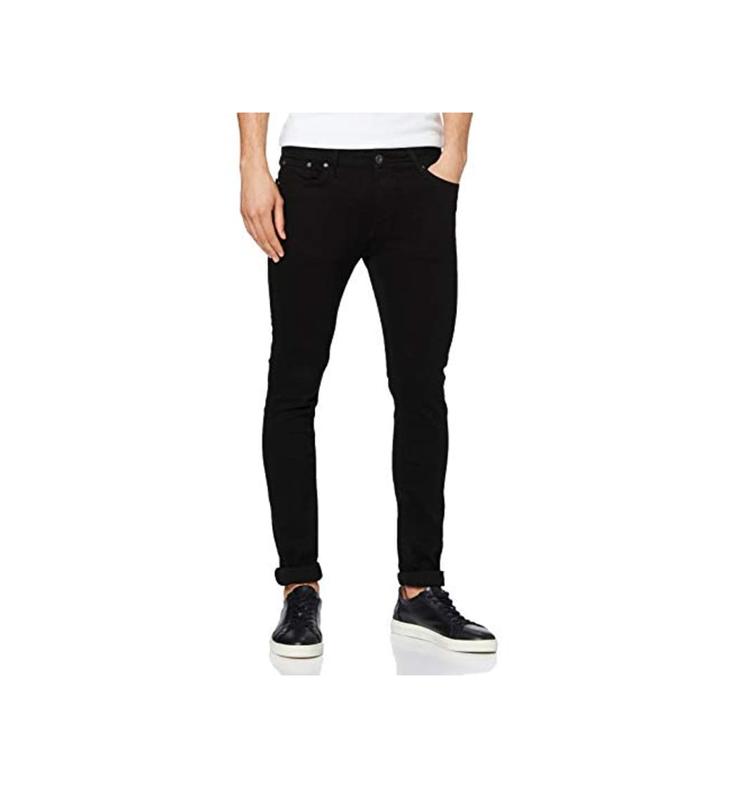 Moda Jack & Jones Jjiliam Jjoriginal Am 816 Noos Vaqueros Skinny, Negro