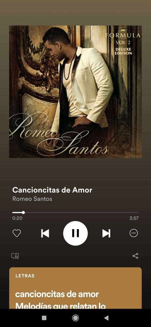 Canción Cancioncitas de amor 