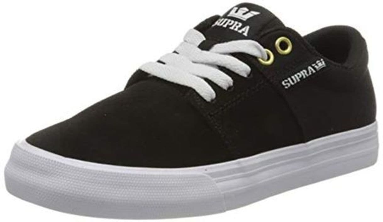 Fashion Supra Stacks II Vulc, Zapatillas de Skateboard Unisex Adulto, Negro