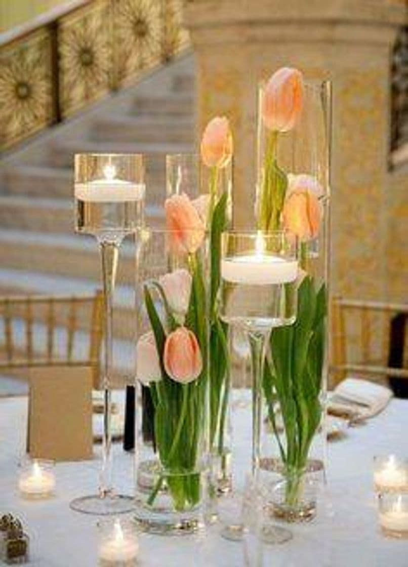 Fashion Velas y tulipanes ❤️