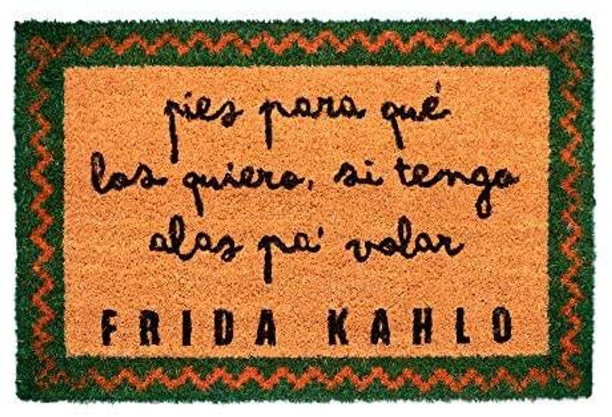 Fashion Tapete para entrada frase de Frida