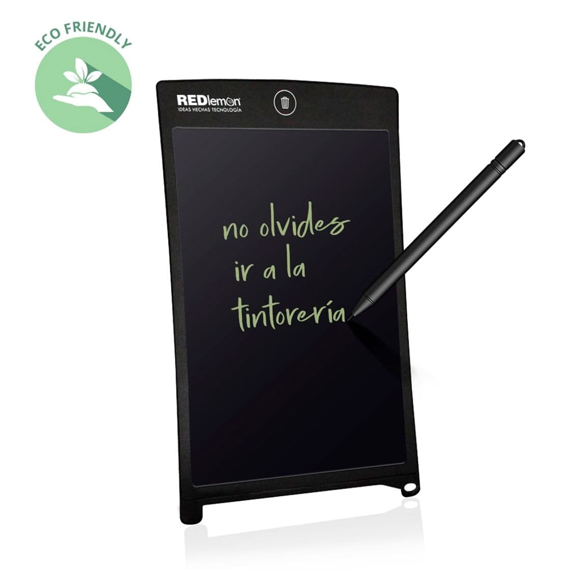 Moda Redlemon Tablet Escritura Lcd Pizarrón Mágico Refrigerador Negro ...