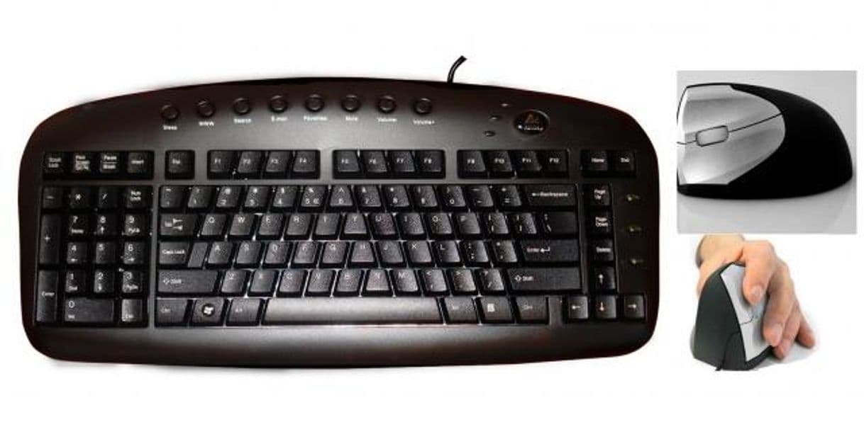 Moda DUO TECLADO + RATON zurdos para zurdos - Universo zurdo