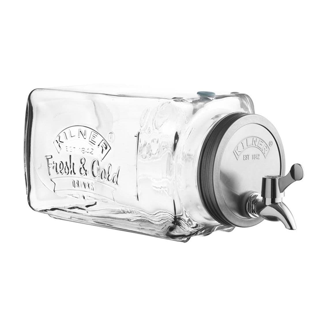 Fashion Dispensador con grifo tumbado para frigorífico 3 litros - Cristal - Kilner