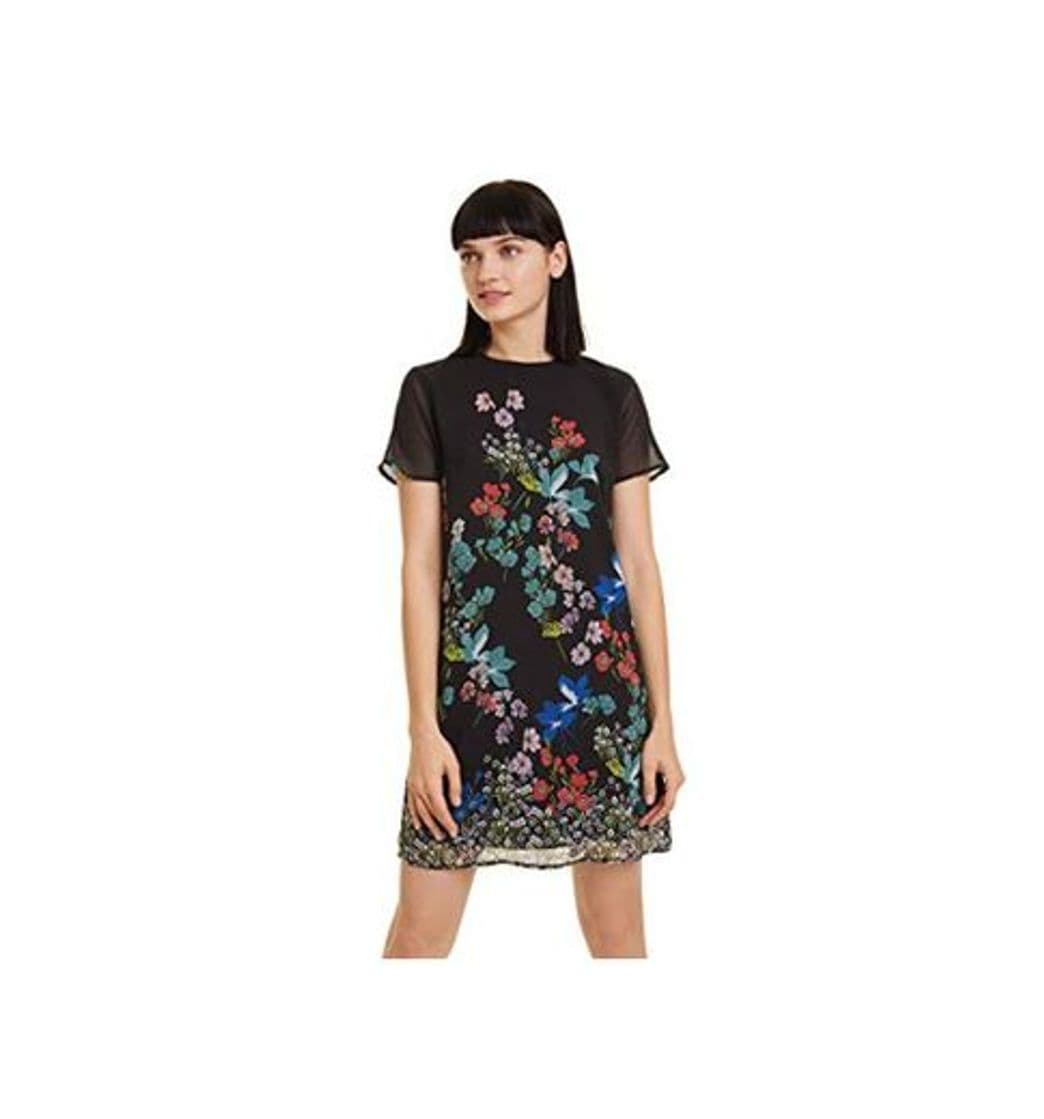 Product Desigual Dress LORETHA Vestido, Negro