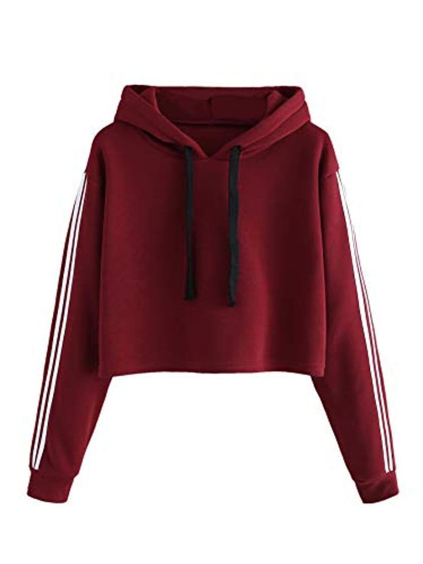 Producto SOLY HUX Mujer Sudadera de Manga Larga Sudadera Corta con Capucha