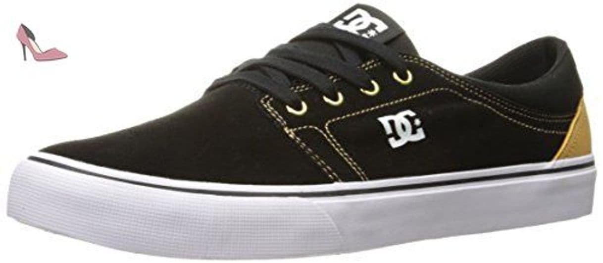 Fashion DC Trase TX M, Zapatillas de Skateboard para Hombre, Negro