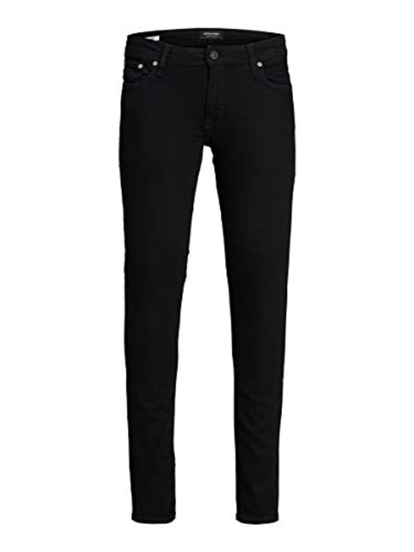 Moda JACK & JONES Jjiliam Jjoriginal Am 009 Lid Noos, Jeans Hombre, Negro