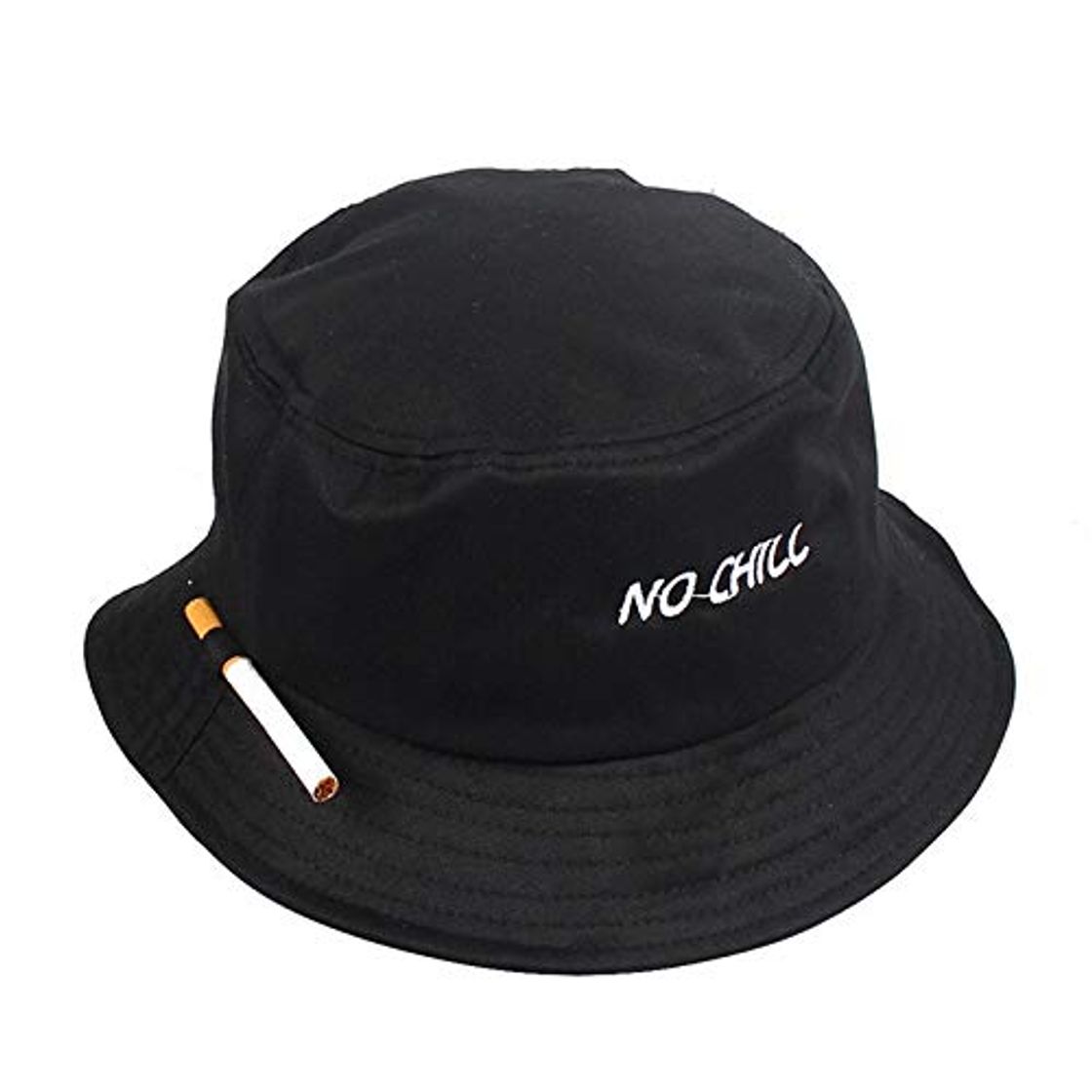 Fashion BZAHW Unisex Cubo Sombrero Pescador Gorras Ocio Moda Mujeres Cigarro Bordado Bob