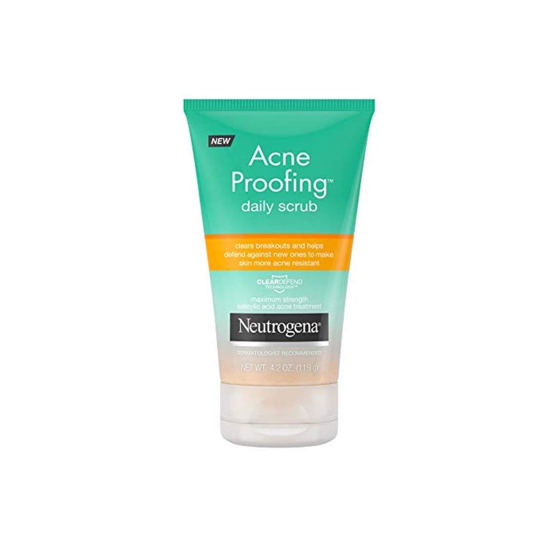 Producto Neutrogena Acne Proofing Daily Salicylic Acid Treatment Exfoliating and Cleansing Face Scrub