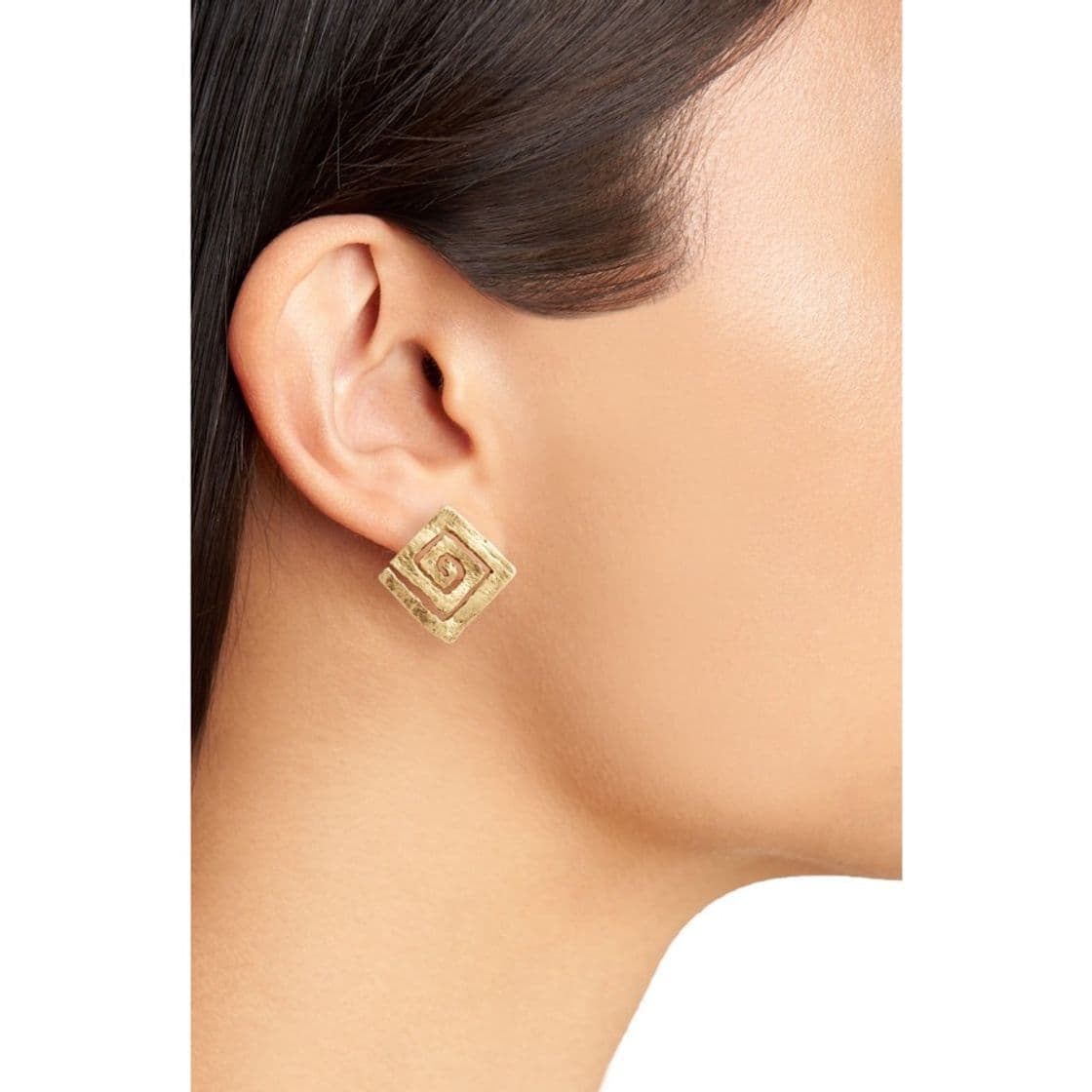 Moda Square Stud Earrings KARINE SULTAN