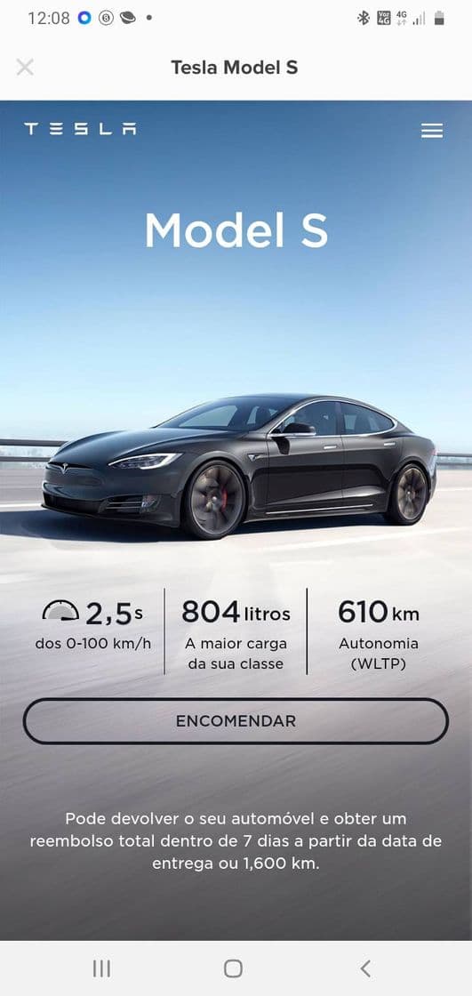 Producto Tesla Model S