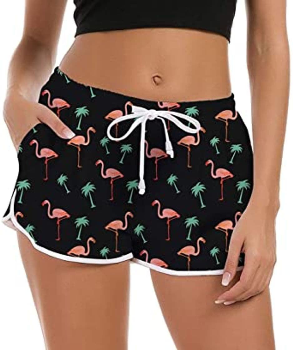 Producto Traje de baño Tankini para Mujer Traje de baño de Secado rápido Short de natación con Estampado Tropical Piña Cordón Trajes de baño Estilo Hawaiano Deporte Surf Trajes de baño XL