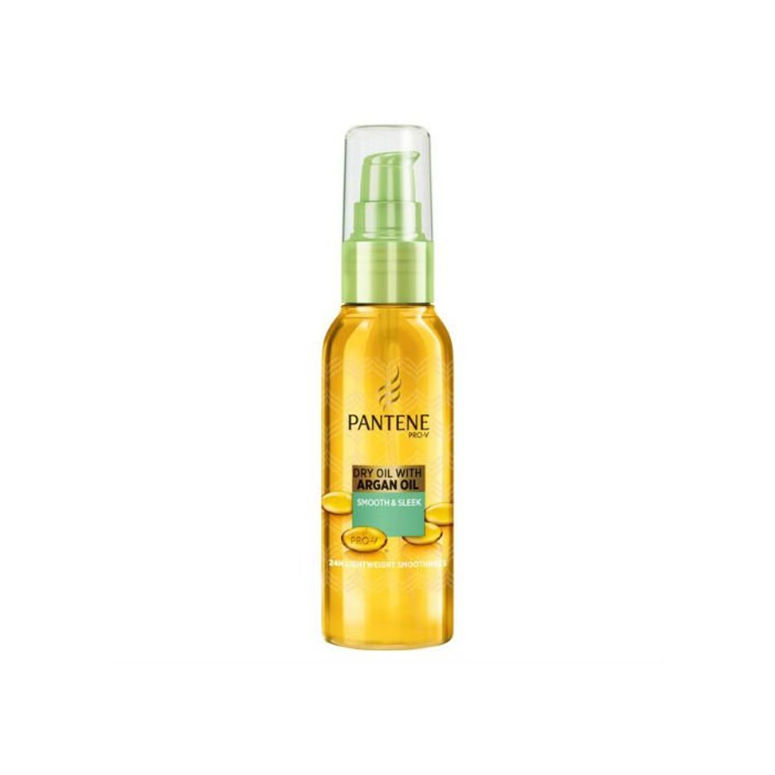 Belleza Pantene Tratamiento seco Aceite con aceite de argán suave y elegante funda