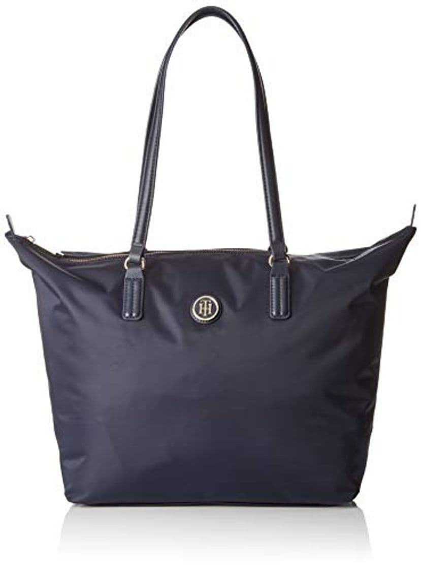 Moda Tommy Hilfiger Poppy Tote, Bolso totes para Mujer, Azul