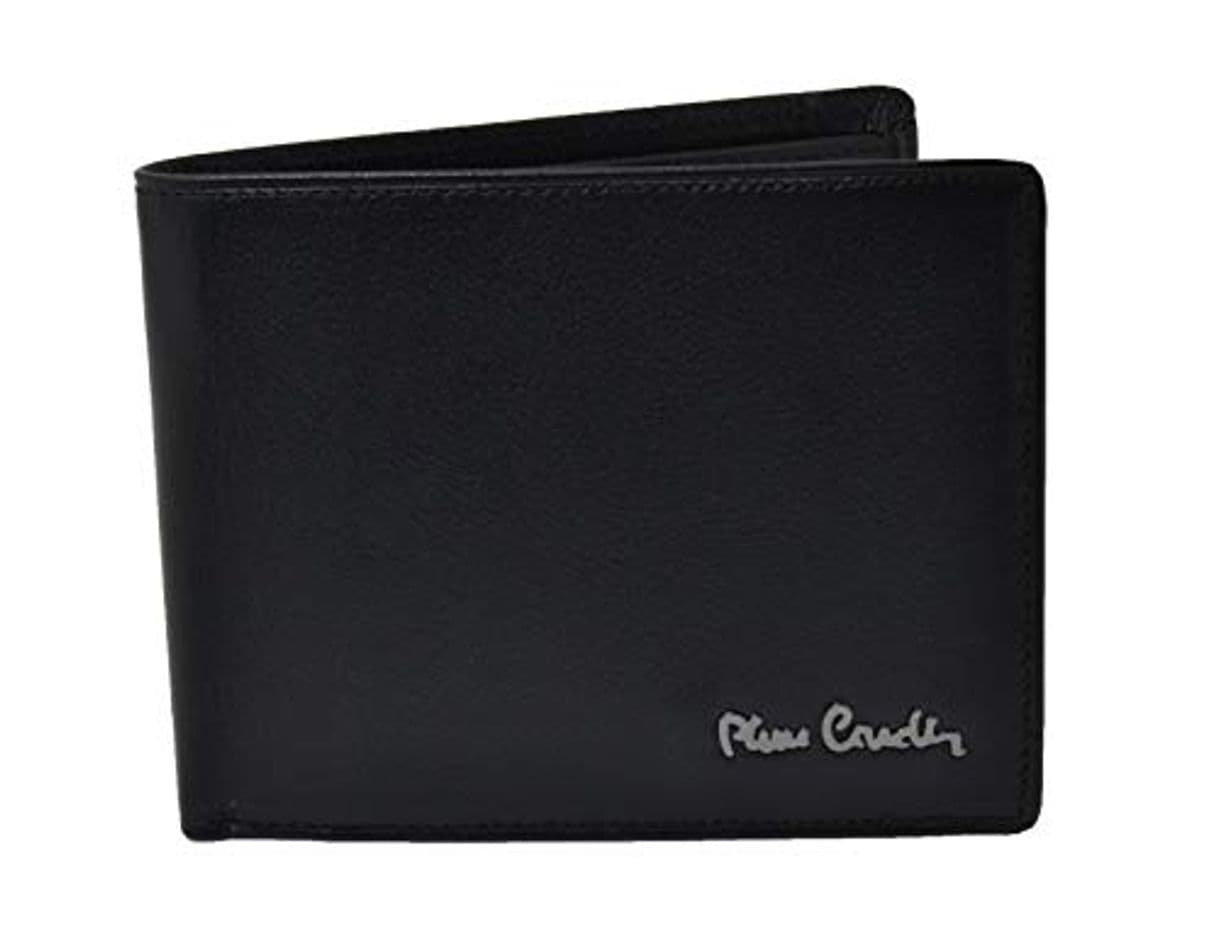 Product Cartera hombre PIERRE CARDIN negro en cuero con monedero y solapa A5524