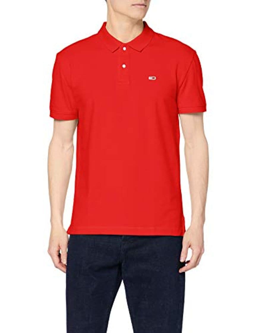 Fashion Tommy Hilfiger TJM Tommy Classics Solid Polo, Rojo