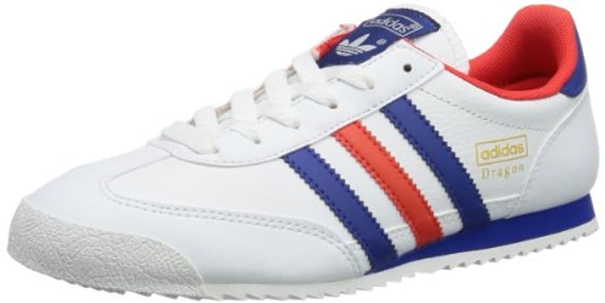 Place adidas Dragon J, Zapatillas de Deporte Exterior para Niños, Blanco-Weiß